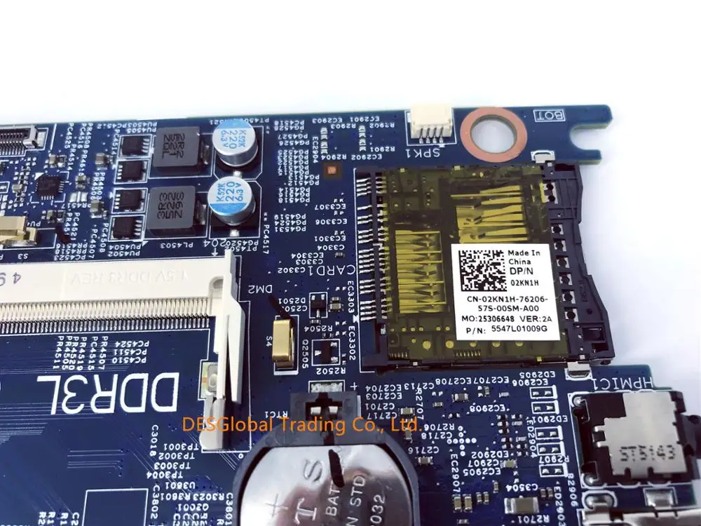  CN-02KN1H 02KN1H 2KN1H Mainboard For Dell Inspiron 15 7537 Laptop Motherboard DOH50 12311-2 KJ7NX i