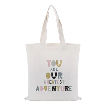 

Canvas Tote Bag Handbag ILLUSTRATION Custom Print Logo Text DIY Daily Use Eco Ecologicas Reusable Shopping Bag Recycle