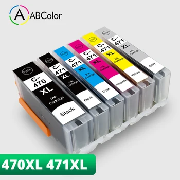

6PK 470XL 471XL Ink Cartridge For Canon PGI-470 CLI-471 Ink Cartridge For Canon PIXMA MG5740 MG6840 MG7740 TS5040 TS6040 Printer