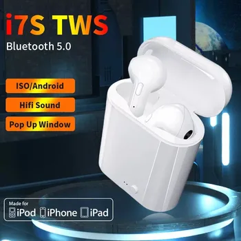 

i7s TWS Wireless Headphones Bluetooth 5.0 Earphones Sport Earbuds Headset With Mic For All Smart Phone Xiaomi Samsung Huawei LG