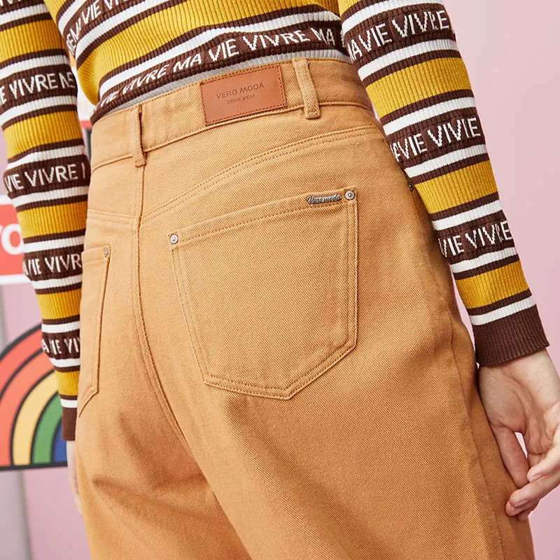 Vero Moda женские укороченные джинсы с высокой посадкой | 319349551