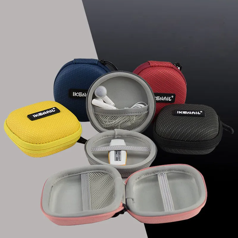 BalleenShiny круглая eva цифровые сумки для хранения милые портативные наушники USB кабель зарядное устройство опрятный мешочек Многофункциональный Органайзер