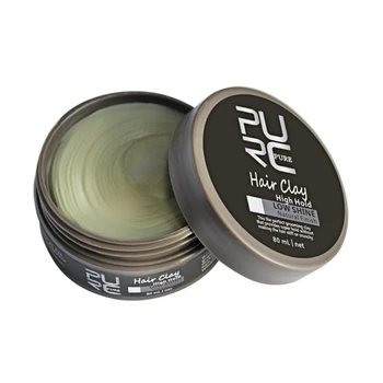 

Mens Hair Clay Finished Hair Styling Clay Daily Use High Strong Hold Low Shine Natural Finish Hair Styling Wax 80ml