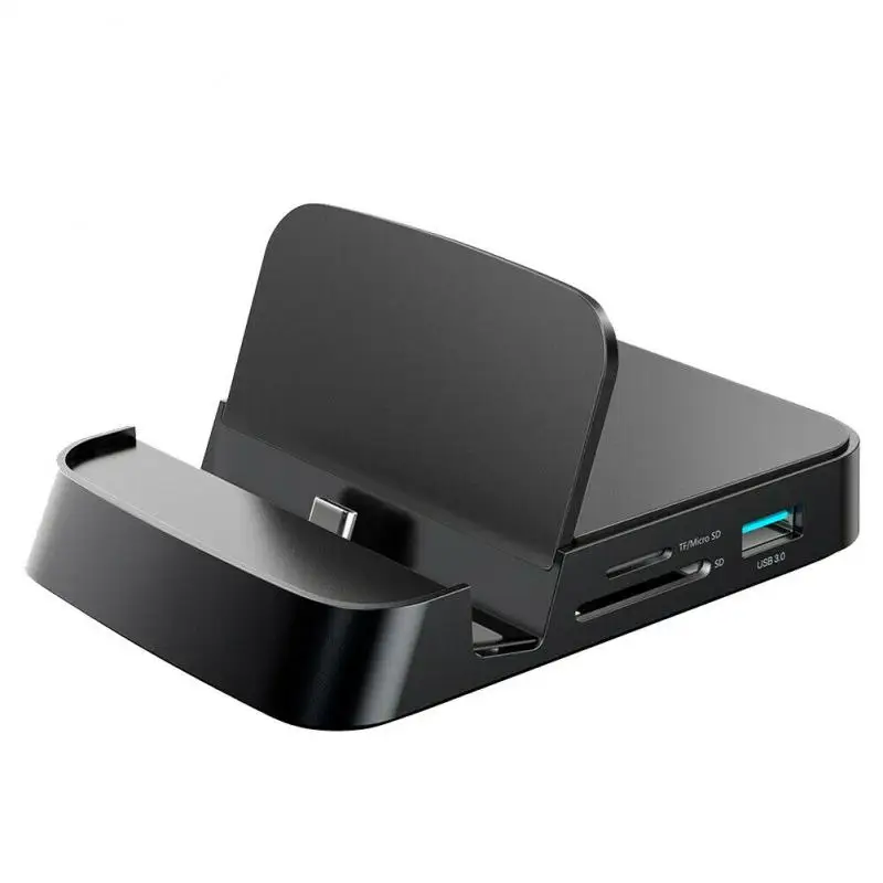 7-в-1 Тип с разъемами типа C и HDMl конвертер USB-C концентратор HDMI/USB/SD/TF док-станция для