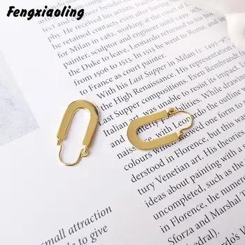 

Fengxiaoling New Arrivals 925 Sterling Silver Geometric U Shape Drop Earrings For Women European Style Earings Fashion Jewelry