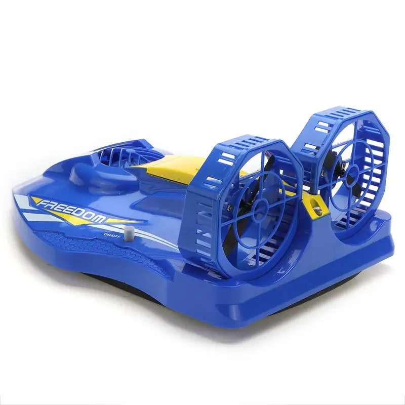 TKKJ RC Boat A1 2.4G 4CH RC Control Twin-propeller Hovercraft EP Amphibious High Quality Boat with Double Motors RTR Model Toy TKKJ RC Boat A1 2.4G 4CH RC Control Twin-propeller Hovercraft EP Amphibious High Quality Boat with Double Motors RTR Model Toy