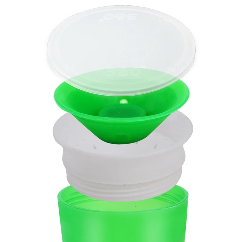 1PCS 260ML 360 Degree Can Be Rotated Magic Cup Baby Learning Drinking Cup LeakProof Child Water Cup Bottle
