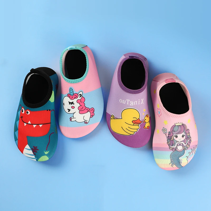 

Kids Swimming Wading Shoes Boys Skin Care Socks Girls Soft Indoor Sports Shoes Unisex Diving Beach Shoes Treadmill Gym Shoes
