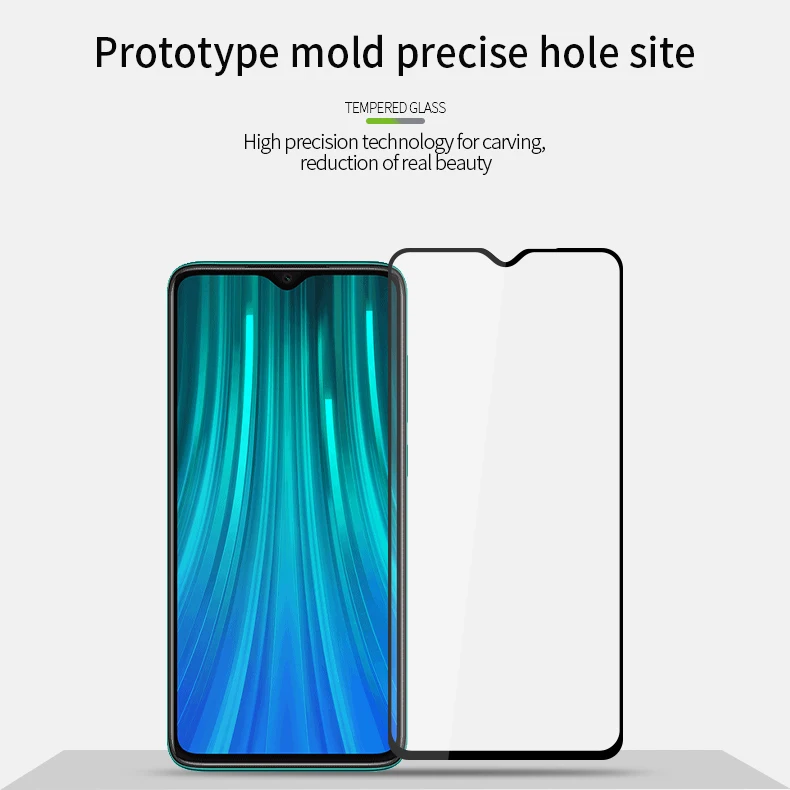 Для Xiaomi Redmi Note 8 Pro стекло закаленное MOFi 9H Защитная пленка для Xiaomi Redmi Note 8 Pro защита экрана закаленное стекло