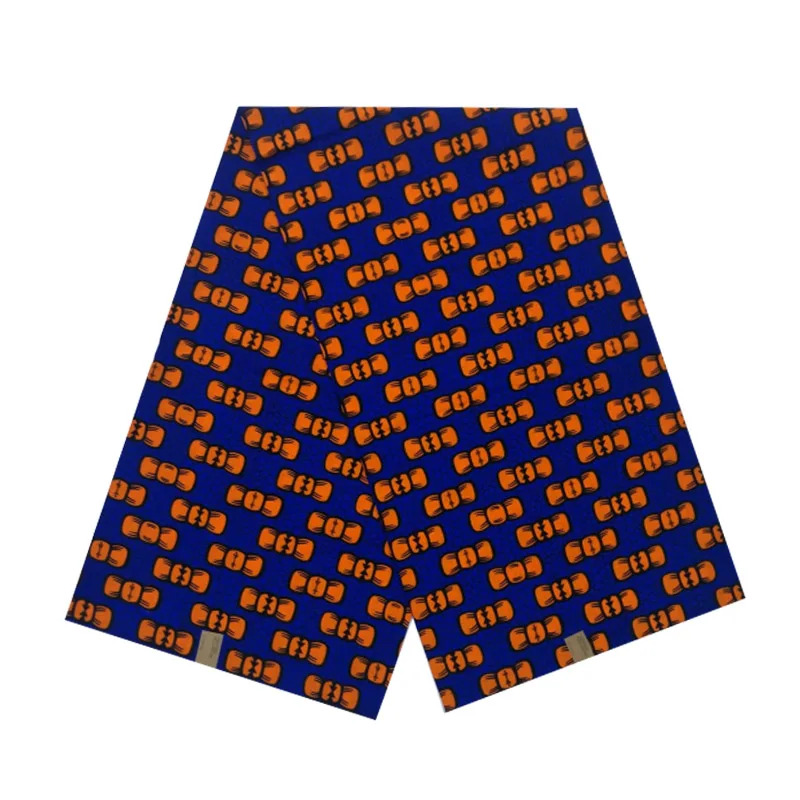 Самая изящная дизайнерская парафинированная ткань с кружевом Анкара Пейдж голландский блок принтов в ткани хлопок 6 ярдов/шт женское платье ткань V-L 764