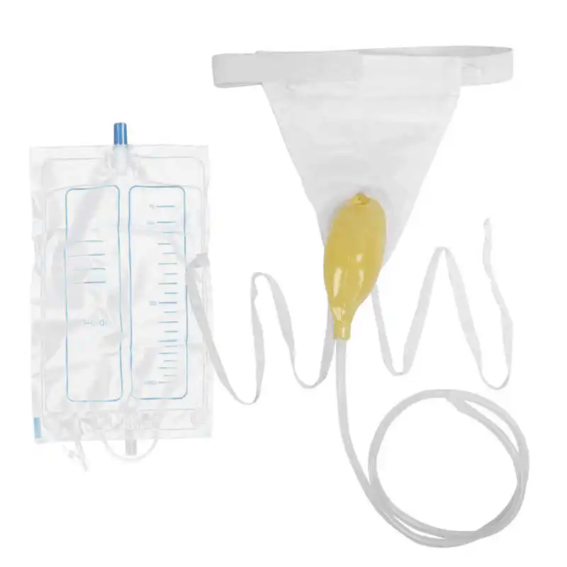 1000ml Urinary Incontinence Men Urinal Male Urination Catheter Device Funnel Urine Bag Elderly Bedridden Patient Elderly