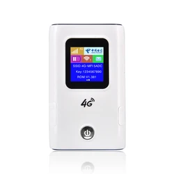 HUASIFEI – routeur Wifi 3G/4G LTE CAT4, 150Mbps, avec SIM, déverrouillage, Modem Mifi, batterie d'alimentation 5200mAh, pour voyage et voiture, Hotspot réseau 