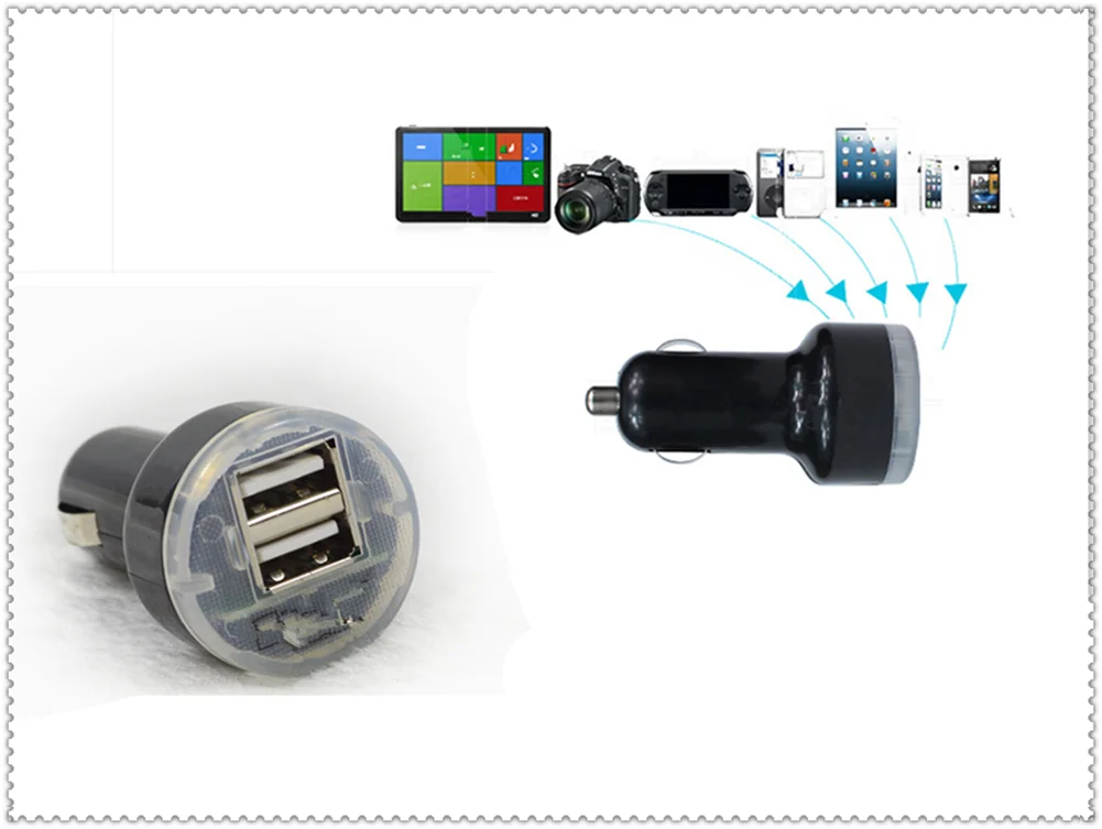 Автомобильное Универсальное зарядное устройство 12 В с GPS и MP3 USB для Kia Multi S Amanti Opirus