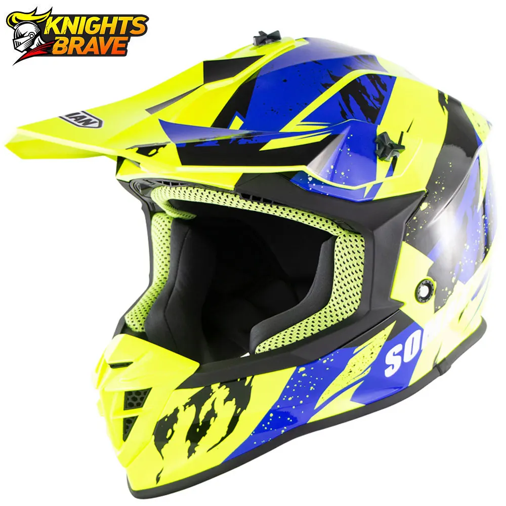 New Motocross Helmet Men Motorcycle ECE Approved Casco Moto Adventure Downhill DH Racing Capacete De S-2XL | Автомобили и