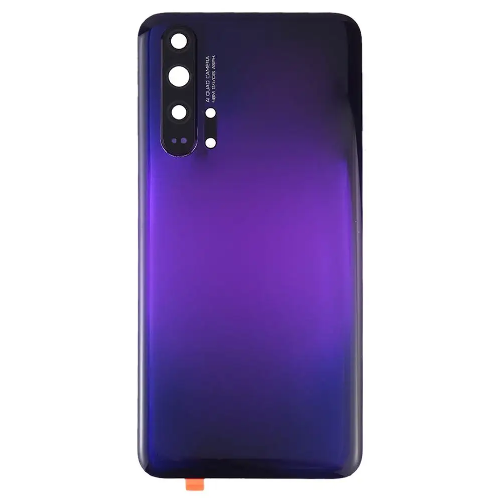 IPartsBuy задняя крышка с объективом камеры() для huawei Honor 20 Pro - Цвет: Фиолетовый