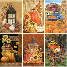 

DIY 5D Diamond Painting Full Round/Square Drill Cartoon Diamond Embroidery Pumpkin Cross Stitch Christmas Gift Art Home Decor