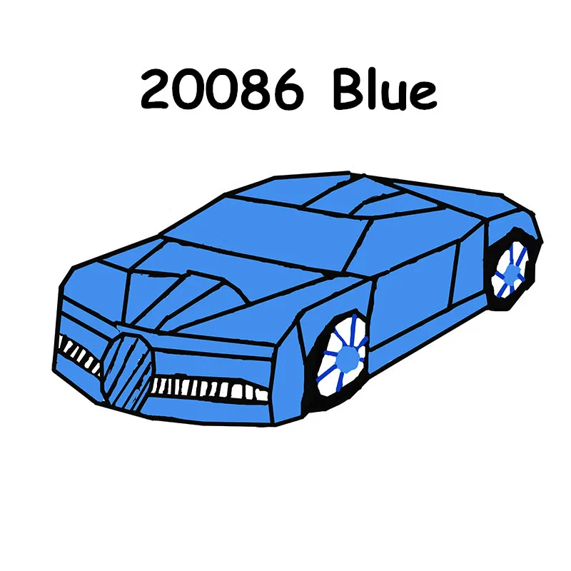 20086 20001B 20087 23002 строительные блоки Совместимые 42056 42083 самоблокирующиеся Кирпичи игрушки для детей подарок - Цвет: 20086