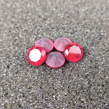 

High quality gemstones,Rose red sand color glass,Round shape,for jewellry making(1000pcs)