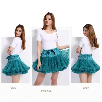 

Tutu Skirts Gauze Fluffy Ballet Skirts For Dance Skirts Princess Tulle Miniskirt Tulle Petti Coat Women Princess Mini Dancewear