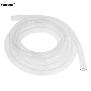 

VODOOL 2m/6.56FT 9.5X12.7mm Transparent PVC Pipe Tube Computer PC Water Cooling Soft Pipe CPU GPU Water Cooling Block Adapter
