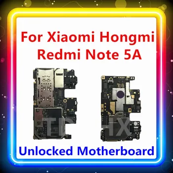 

Unlocked for Xiaomi Hongmi Redmi Note 5A motherboard used for hongmi Note 5A card replaced 16GB 32GB 64GB Android OS with chip