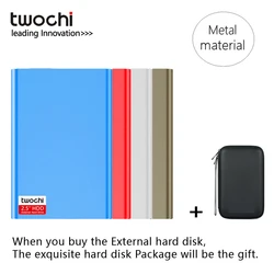 TWOCHI – disque dur externe SATA usb 3.0 de 2.5 pouces, 500 go, Portable, 2 to, 1 to, pour PC, PS4, PS5, XBOX360, TV 