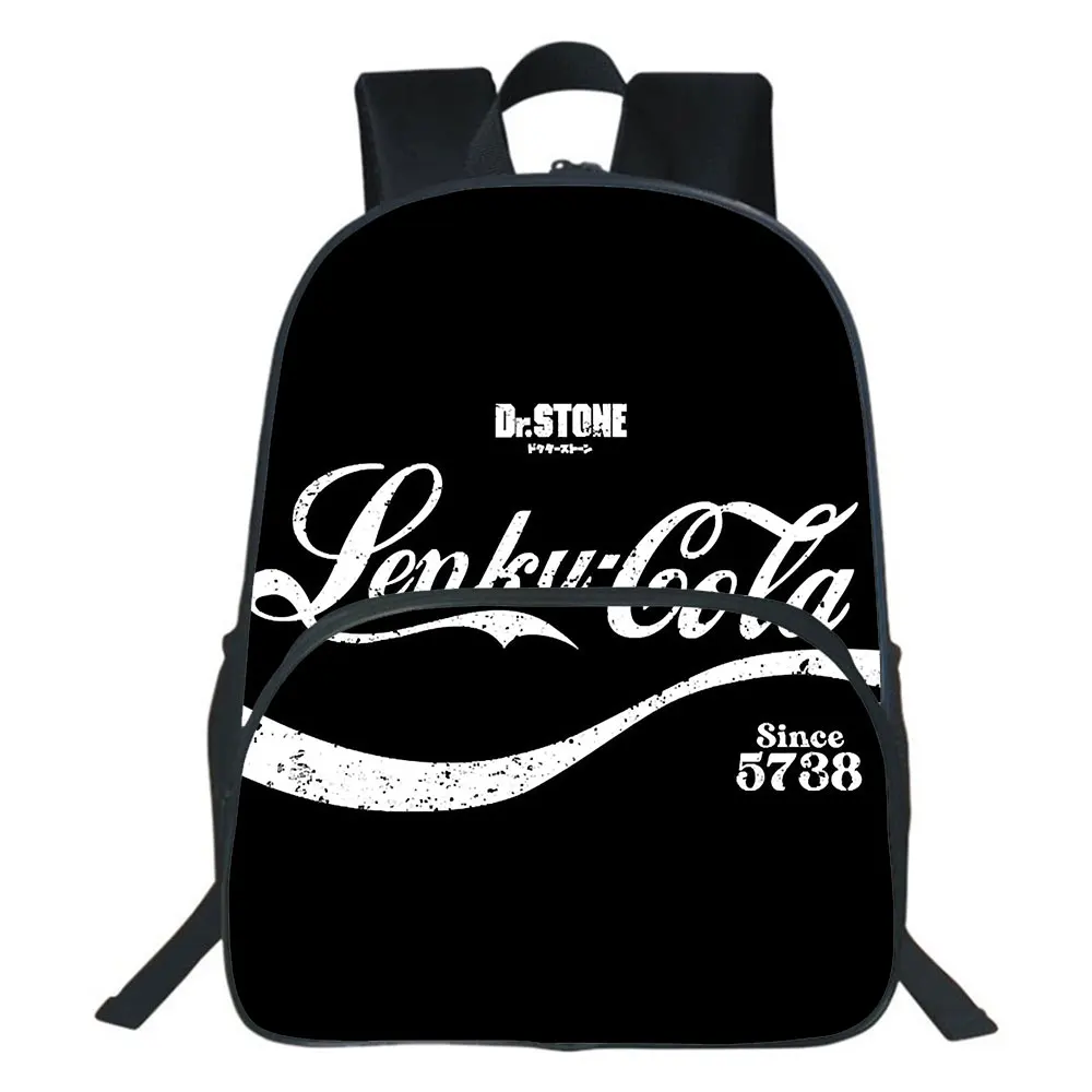 Dr.STONE Backpack Kindergarten Mochila Boys 3D Cartoon School Bag Teens Girl Storage Bag Travel Bags Rucksack