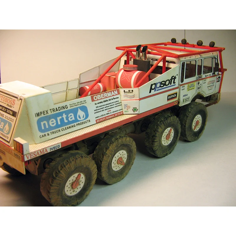 TATRA 813 Extreme Truck Trial 1:32 Paper Model DIY