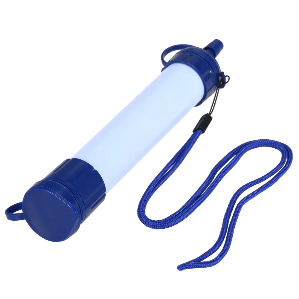 Light blue Открытый походный фильтр для воды соломинка система фильтрации воды для аварийной подготовки Путешествия альпинизмом Кемпинг Туризм - Цвет: Light blue