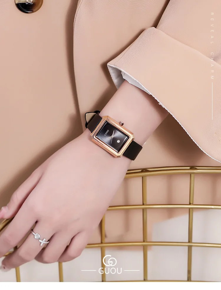 Маленький циферблат прямоугольные женские часы модные женские часы браслет женские повседневные кварцевые часы montre femme reloj muje