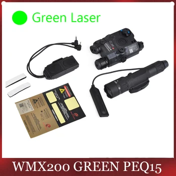 

Element Airsoft Tactical Flashlight PEQ 15 IR Green Laser Light WMX200 Armas Gun Light Hunting Lamp PEQ Weapon PEQ-15