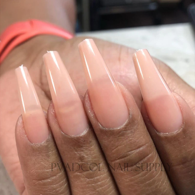 Gel X Full Cover Nails Base Color Sculpted Coffin Long False Tips For Nail Extension System False Nails Aliexpress
