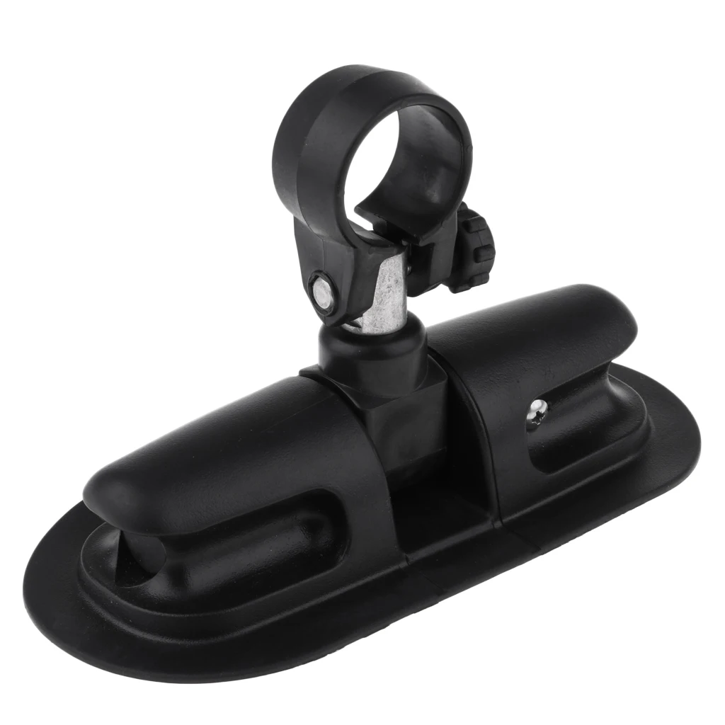 Universal Inflatable Boat Kayak Paddle Oars Lock Holder Hook Mount Black