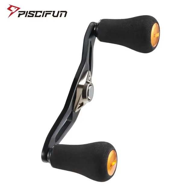 $US $12.24 Piscifun Alijos 300 Spare Double / Power Reel Handle Low Profile Saltwater Freshwater Fishing Baitc