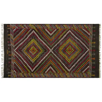 

Handmade Natural Oriental Vintage Turkish Rug Area Rug 188x330 Cm-6'2''X10'10''