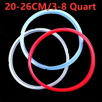 

1PC New Silicone Sealing Ring 20-26CM/3-8 Quart For Instant Pot Electric Pressure Cooker Electric Pressure Cooker Sealer Parts