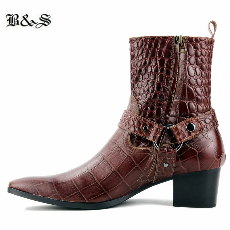 high heel formal boots