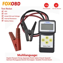 Multi-language MICRO 200 Automotive Car Battery Tester Tool Digital 12V CCA Battery Analyzer Vehicle Car Battery Tester 12V
