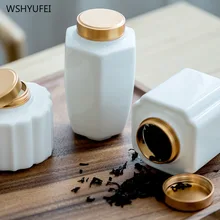 Прямая Новые белые металлические спиральные намордник керамические печенье конфеты Гайка кофе бобы чай уплотнение хранения декоративный контейнер