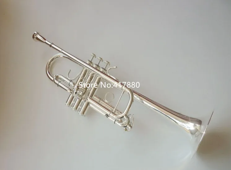 Selling Trumpet C tone C180SML-239 Sliver Plated professional performance level Musical Instruments