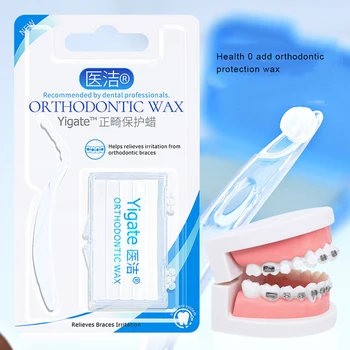 

New Dental Orthodontics Braces Gum Protection Wax 3 Flavor Choice Teeth Whitening Dental Oral care Wax perfect smile veneers