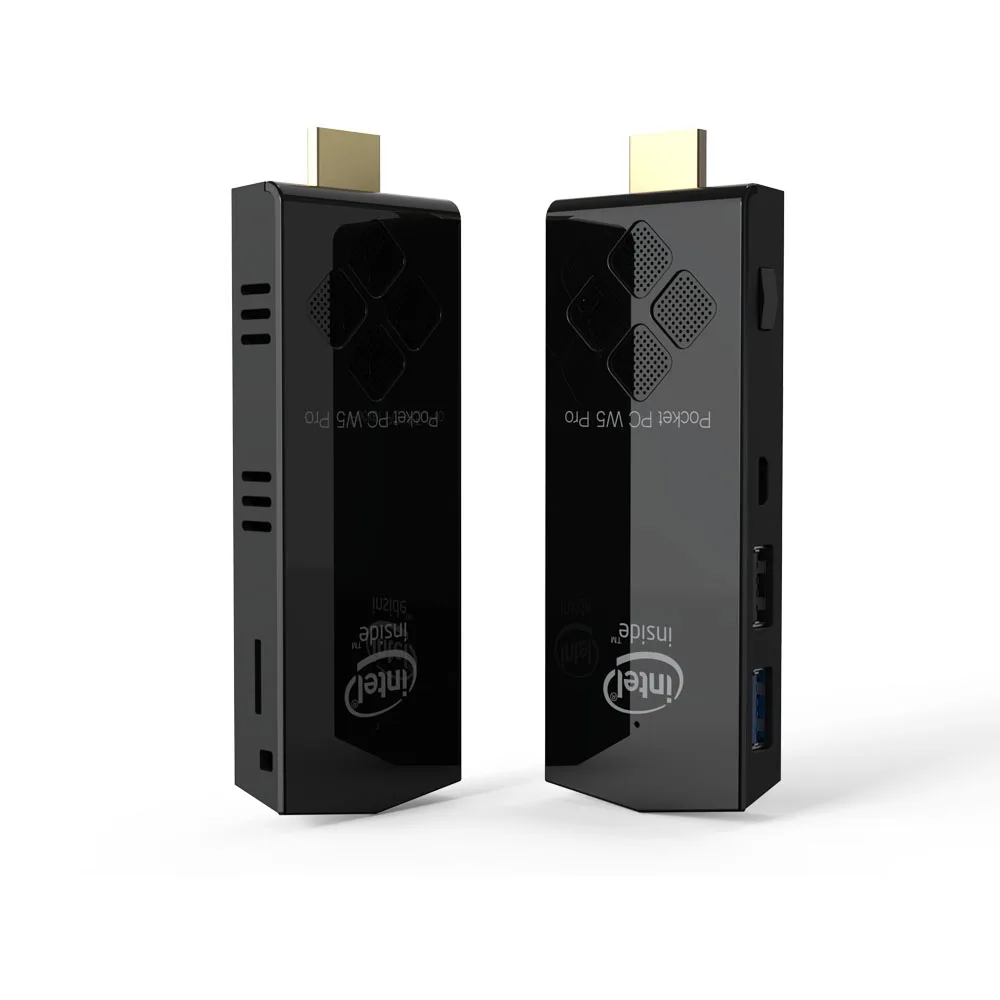 T5 Pro Stick мини ПК 4 Гб 64 ГБ 32 ГБ eMMC Windows 10 лицензированный Intel Atom x5-Z8350 BT4.0 2,4G/5G двойной WiFi карманный компьютер мини ПК