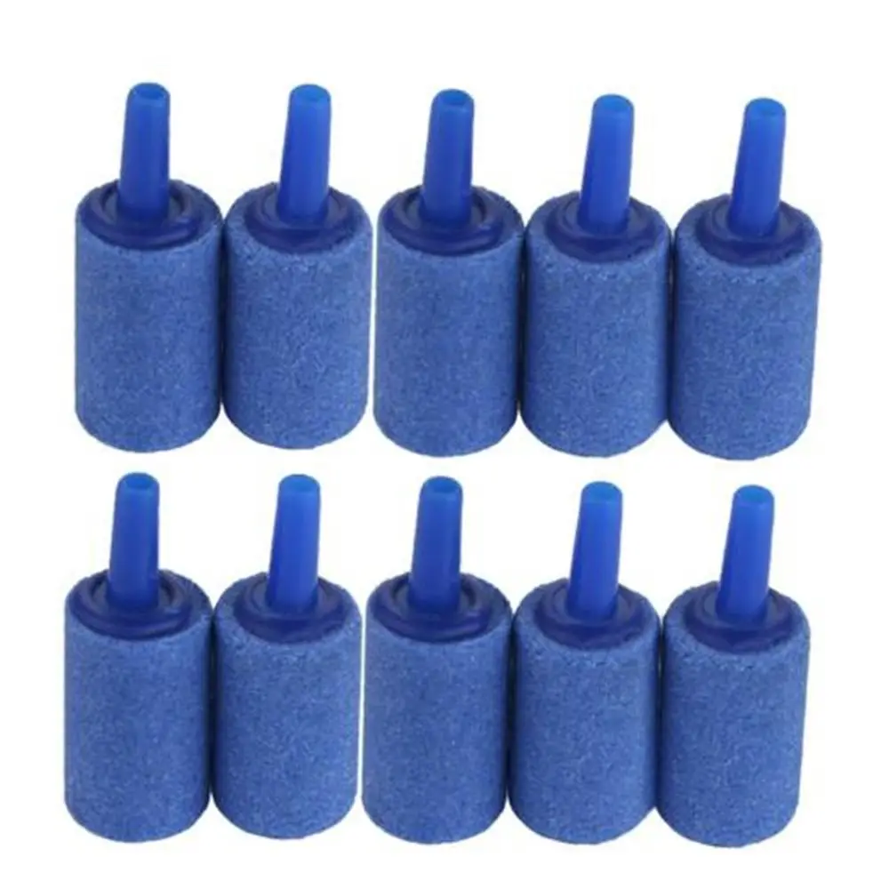 10Pcs/Set Fish Tank Aquarium Air Stone Bubble Wall Aeration Tube Oxygen Pump Diffuser High Efficiency And Without Pollution