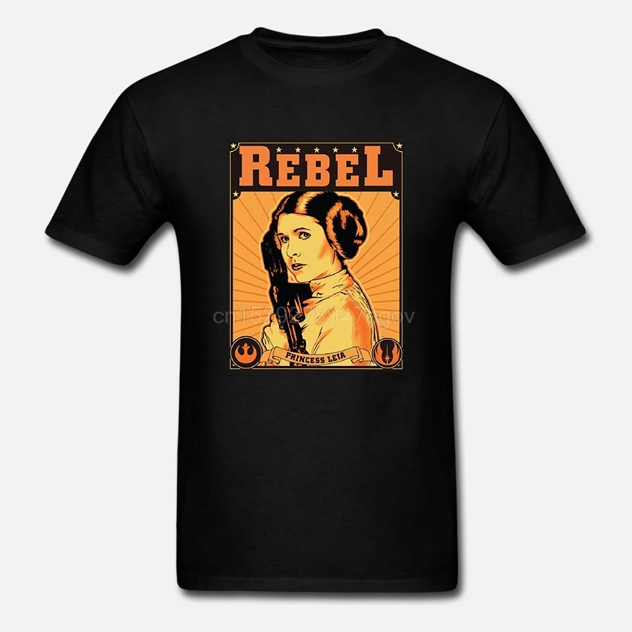 2019 новая летняя стильная модная футболка принцесса LEIA CARRIE FISHER REBEL 2 ретро