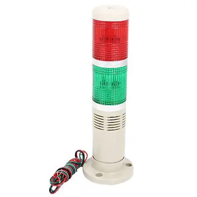 

Green Red Flash Industrial Signal Tower Stack Indicator Light Bulb DC 24V