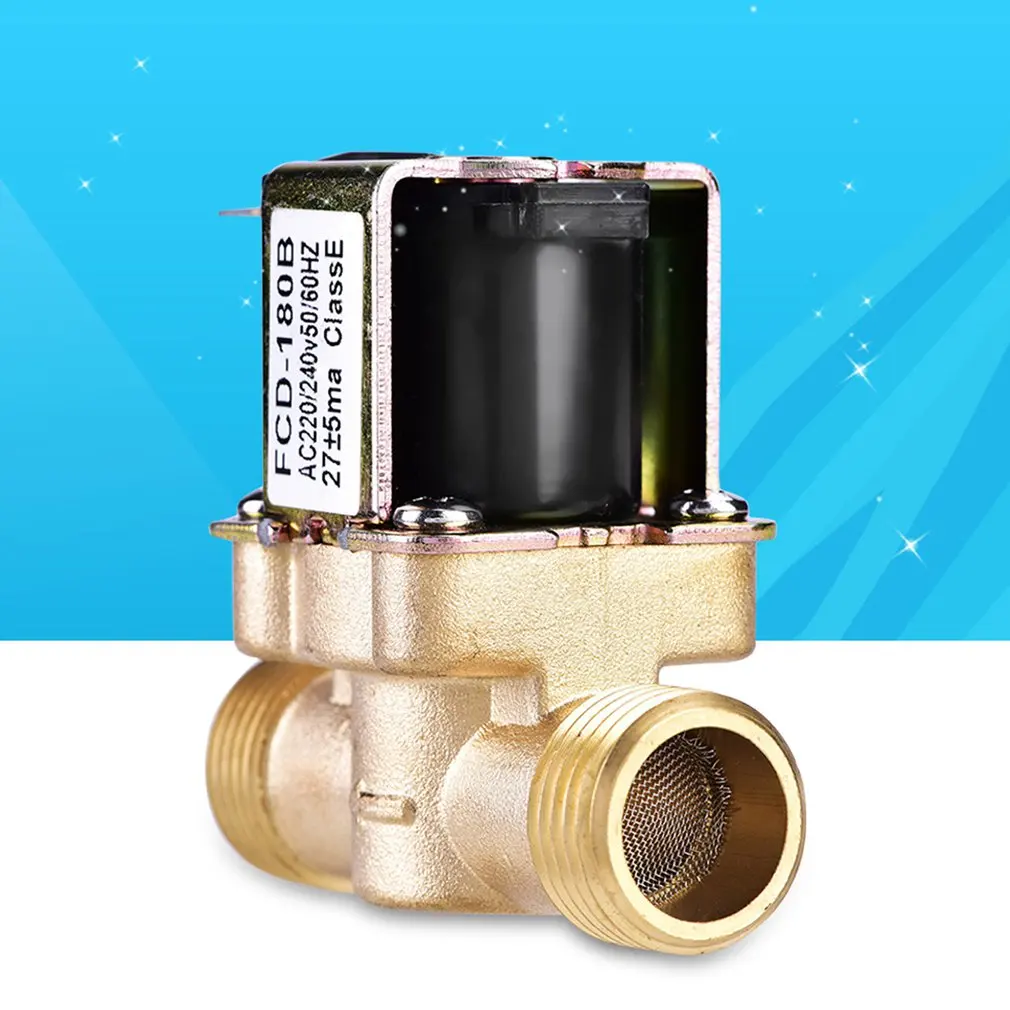 240V G1 solenoid valve AC220 2 inch NC brass solenoid valve Normally closed water inlet valve 0.02-0.8 MPa class E insulation class solenoid valve Solenoid valve