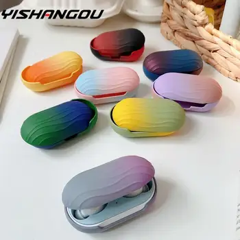 

For Samsung Buds Plus Wave Shape Gradient Hard PC Charging Case Protect Cover