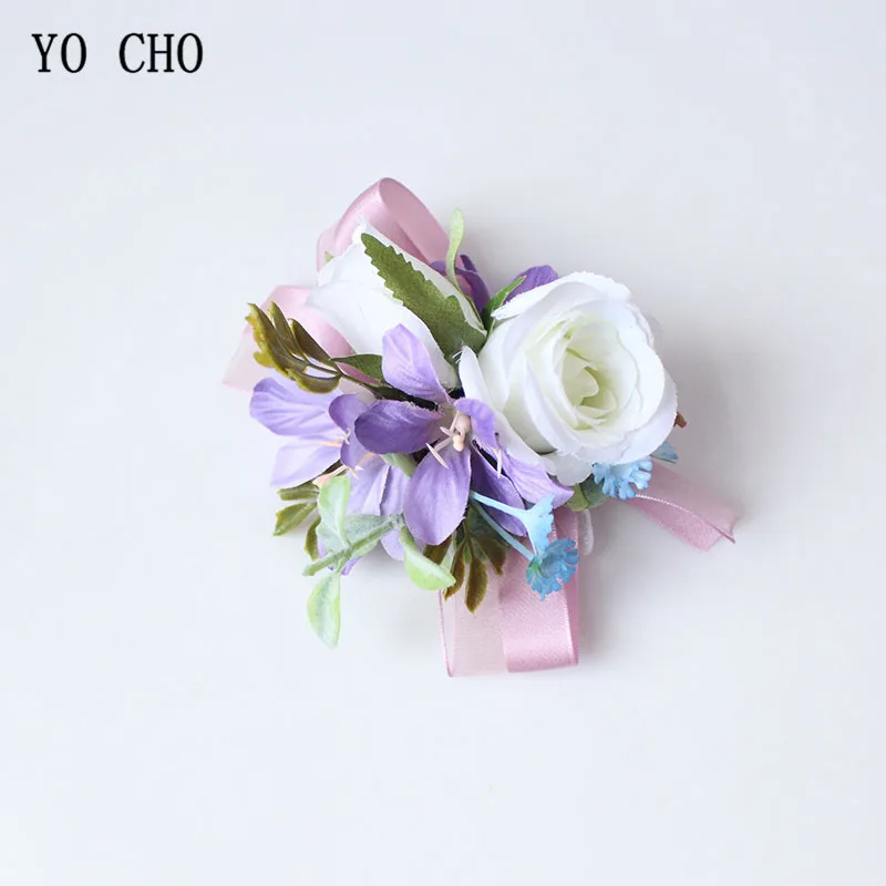 Wrist flower bracelets for bridesmaids (43)