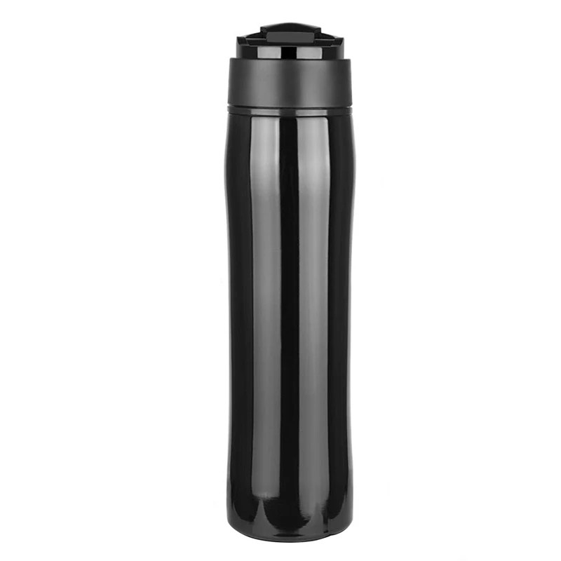 Original Portable French Press Coffee Maker Vacuum Insulated Travel Mug Premium Stainless Steel Hot And Cold Brew Great For Comm | Дом и сад
