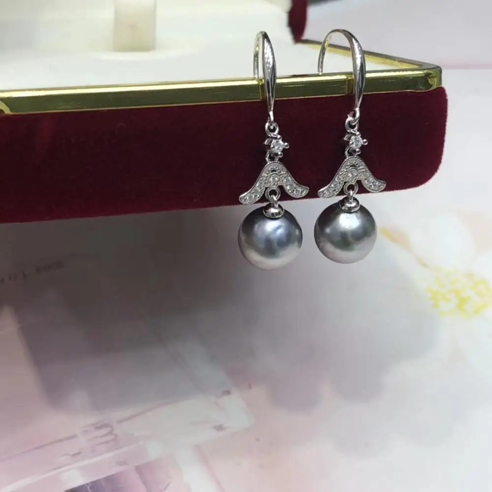 

925 Sterling Silver Earrings Findings Settings Base Mountings Parts Mounts for Pearls Agate Coral Beads Stones Crystal